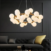 Lustra Abajur MAT GOLD Rotunda 25xG9 70CM