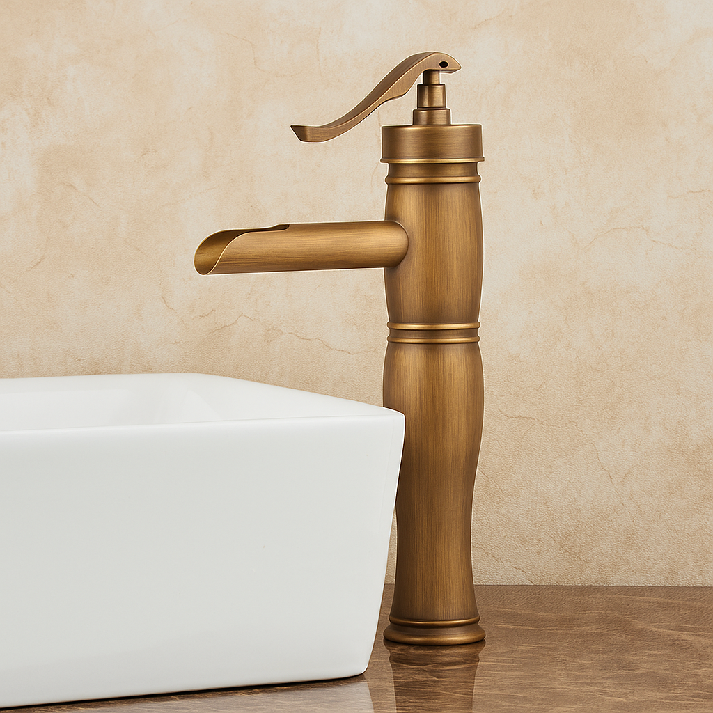 Baterie Lavoar Inalta Retro Bronz Antichizat Alama 1765