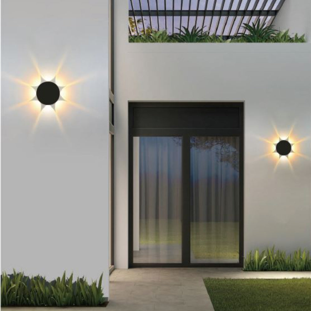 Aplica LED 8W Meteor Black Exterior IP65