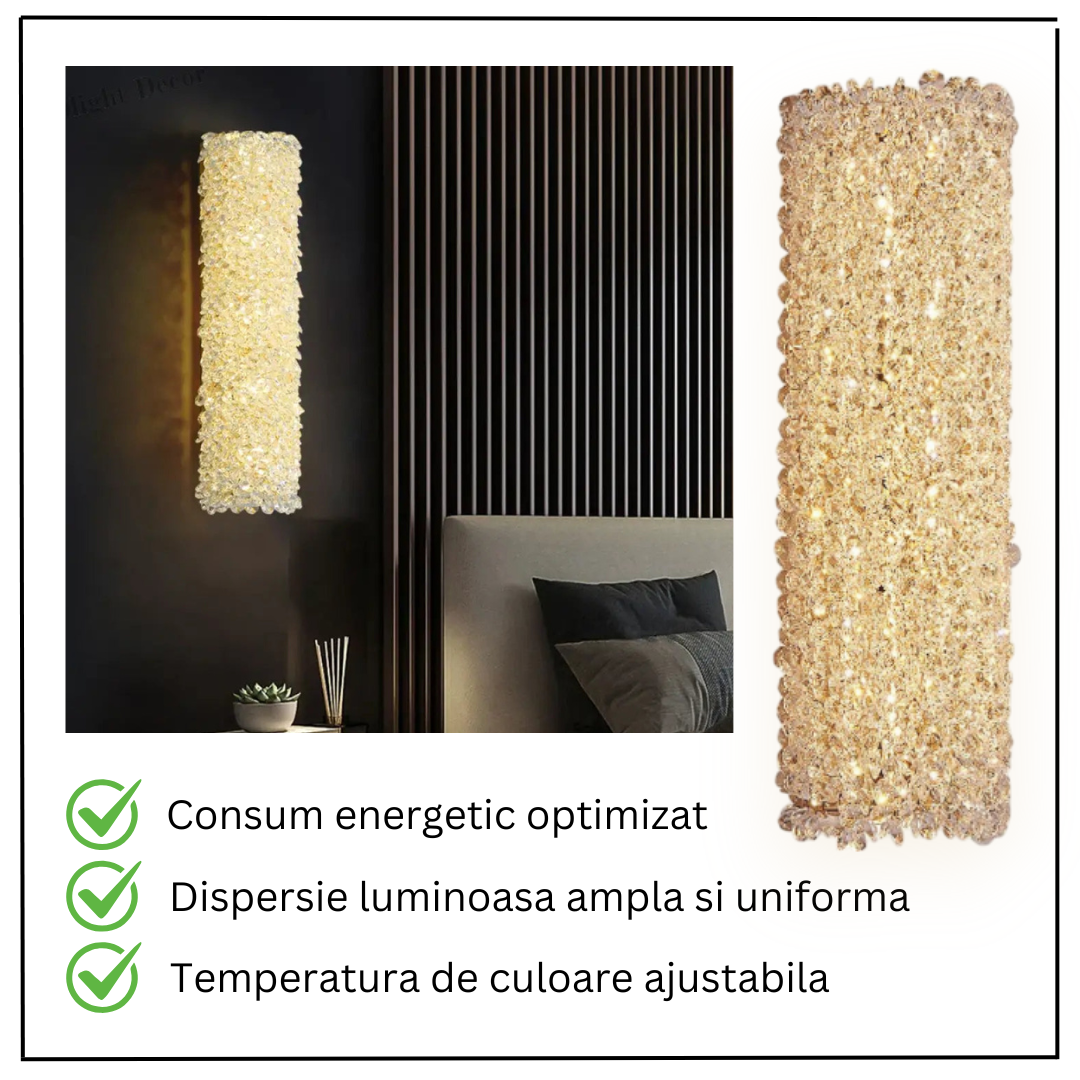 Aplica LED Crystal Sponge Echivalent 150W