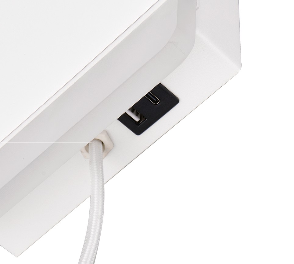 Aplica LED 9W cu Incarcare Wireless si Lumina Calda FAIRFIELD Alb