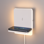 Aplica LED 9W cu Incarcare Wireless si Lumina Calda FAIRFIELD Alb