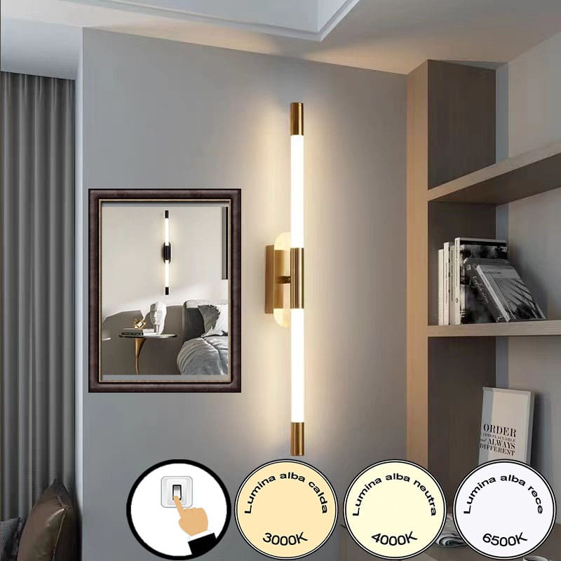 Aplica LED MARBA Gold 80CM