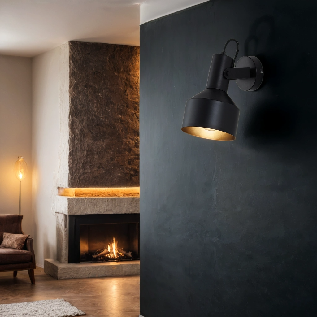 Aplica Moderna Mobila 1xE27 Arcane Black