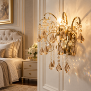 Aplica Perete Cristal MONACO Gold
