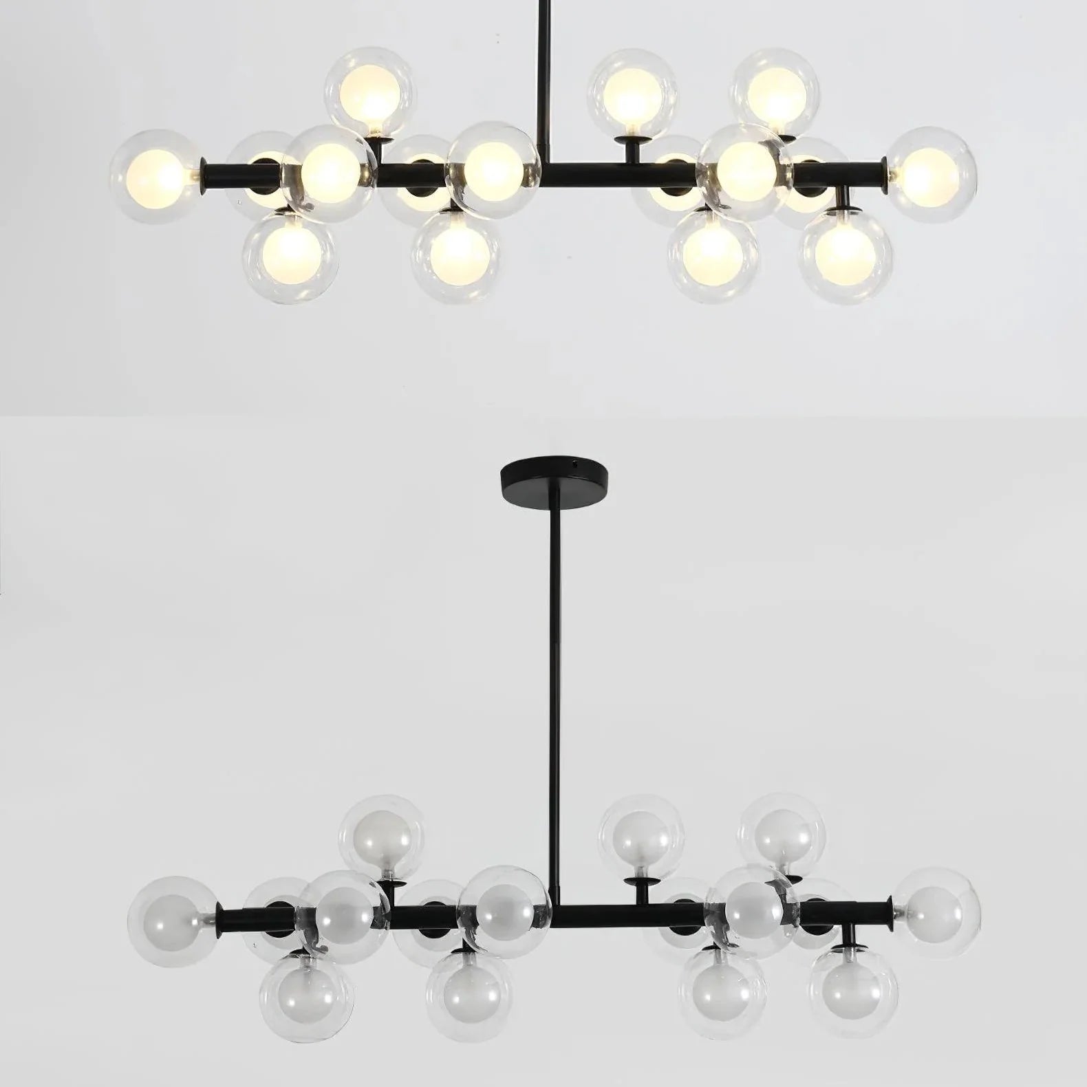 Lustra Nordic Style Abajur Dark Orbs Linnea 16xG9
