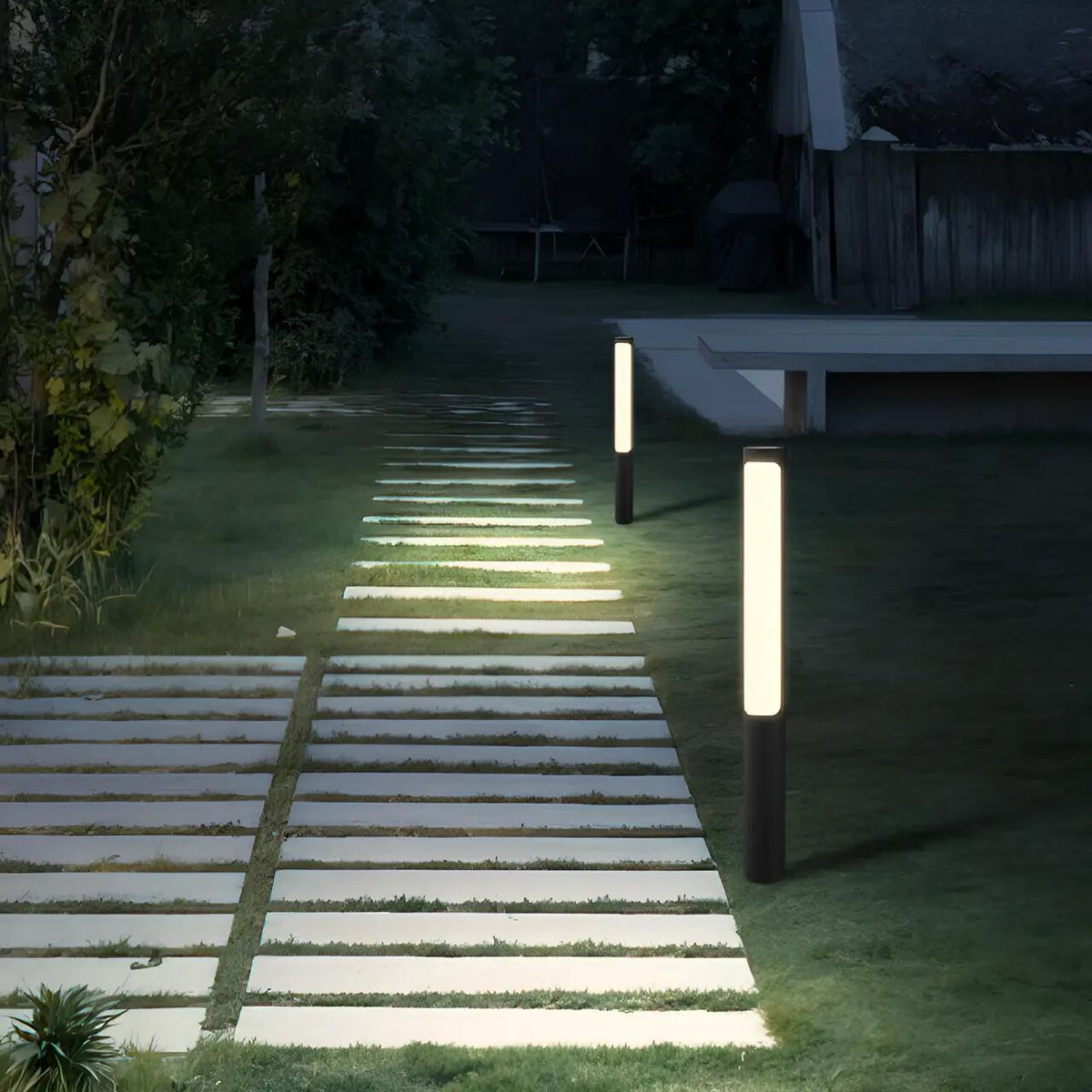 Stalpisor LED Exterior Palmira Black 20W | 3000K | 1400lm | IP65 | 80CM