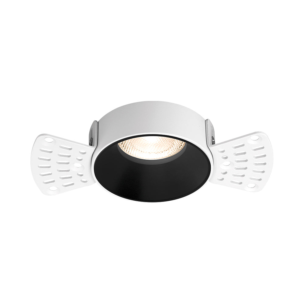 Spot GU10 Dublu Alb cu 2 Fete Incluse Alb / Negru / 145 x 72 mm / Incastrabil