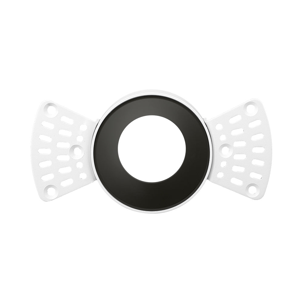 Spot GU10 Dublu Alb cu 2 Fete Incluse Alb / Negru / 145 x 72 mm / Incastrabil