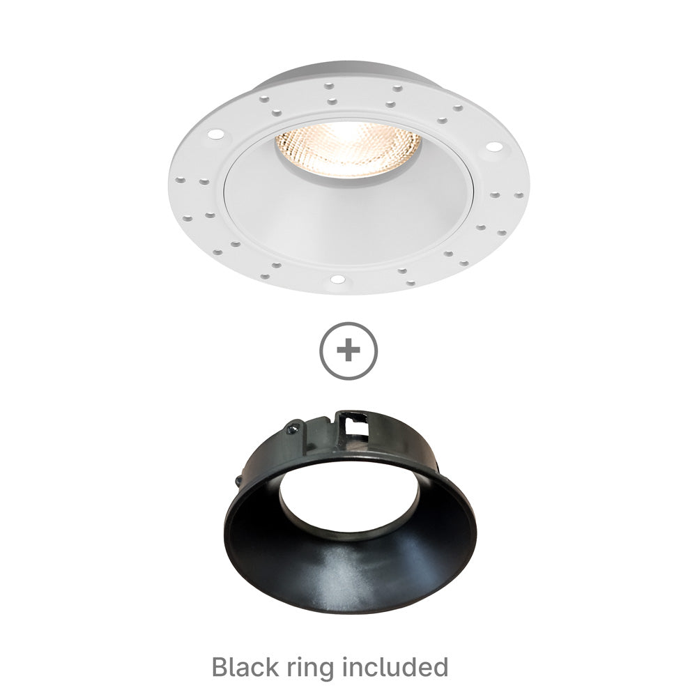 Spot LED GU10 35W Rotund cu 2 Fete Incluse Alb / Negru / ⌀100 mm / Incastrabil