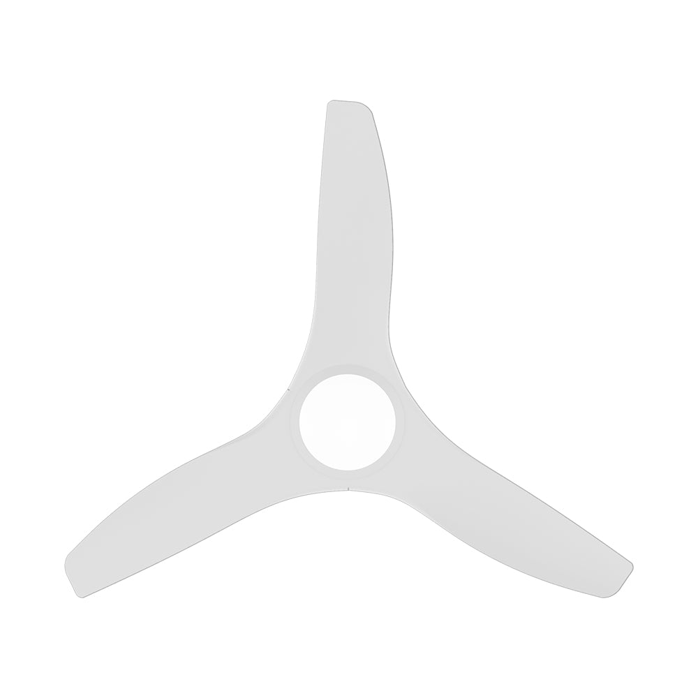 Lustra LED 3CCT MILOK White cu Ventilator Echivalent 250W Telecomanda