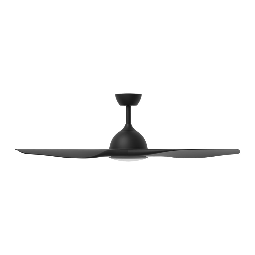 Lustra LED 3CCT MILOK Black cu Ventilator Echivalent 250W Telecomanda