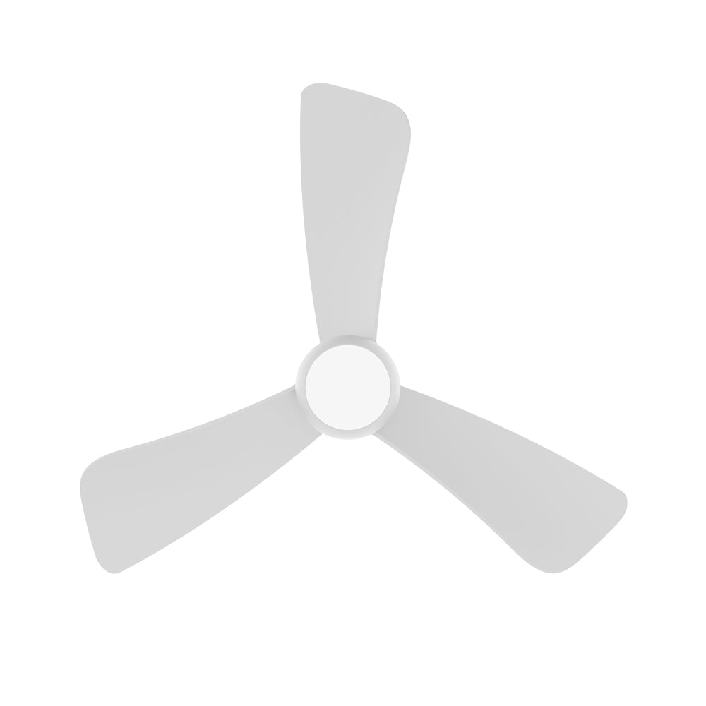 Lustra LED 3CCT SOLYA White cu Ventilator Echivalent 200W Telecomanda