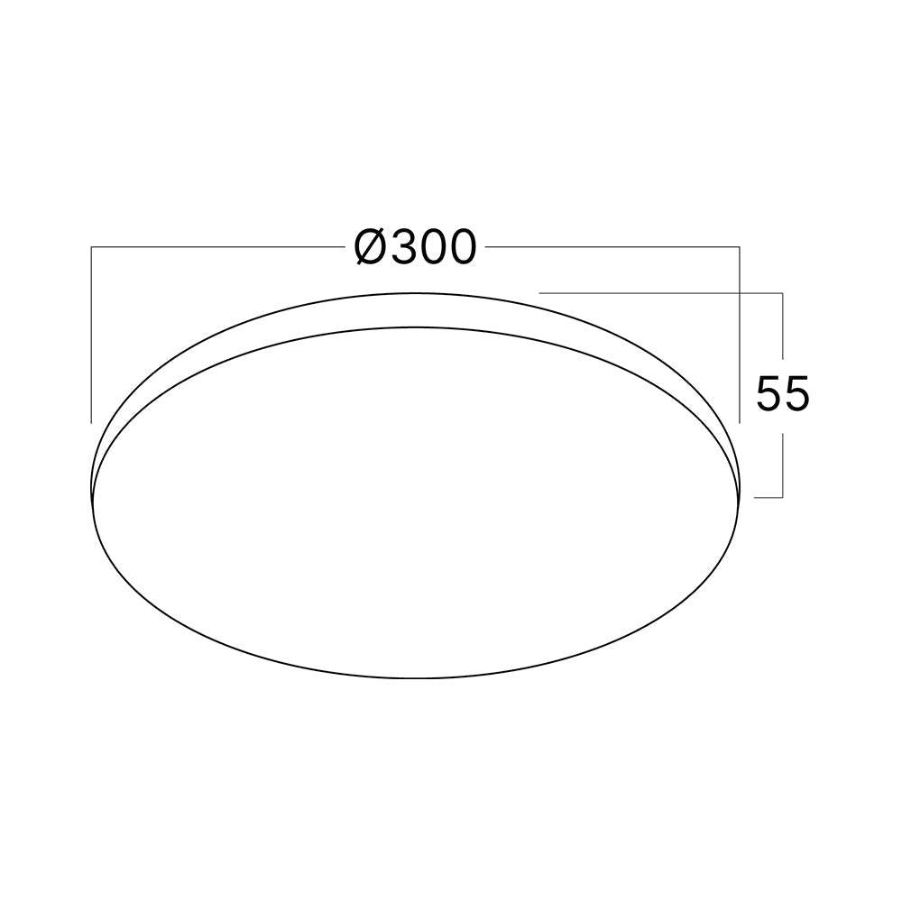 Plafoniera LED 24W Rotunda DAHLIA Slim White Lumina Neutra Echivalent 180W