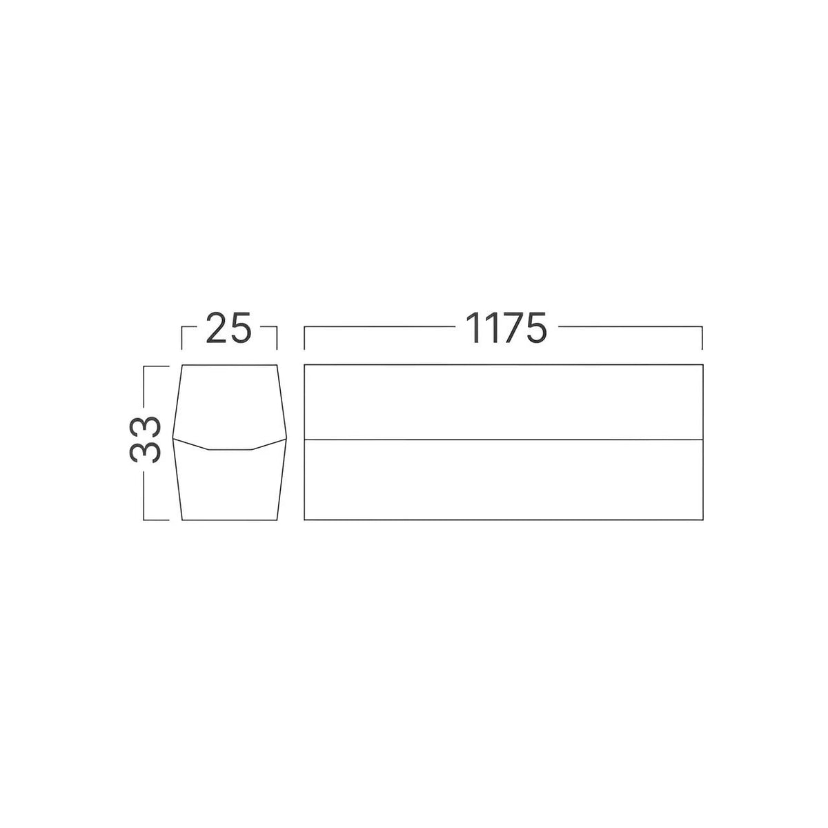 Corp LED Liniar HEGZA 16W Modular Interconectabil 6500K | IP20 | 117CM
