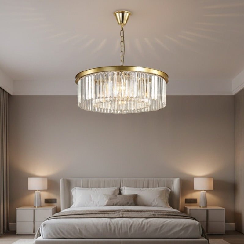 Candelabru Cristal JYKO Gold ⌀30cm