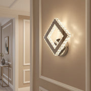 Aplica LED Perete Cristal Diamond Chrome