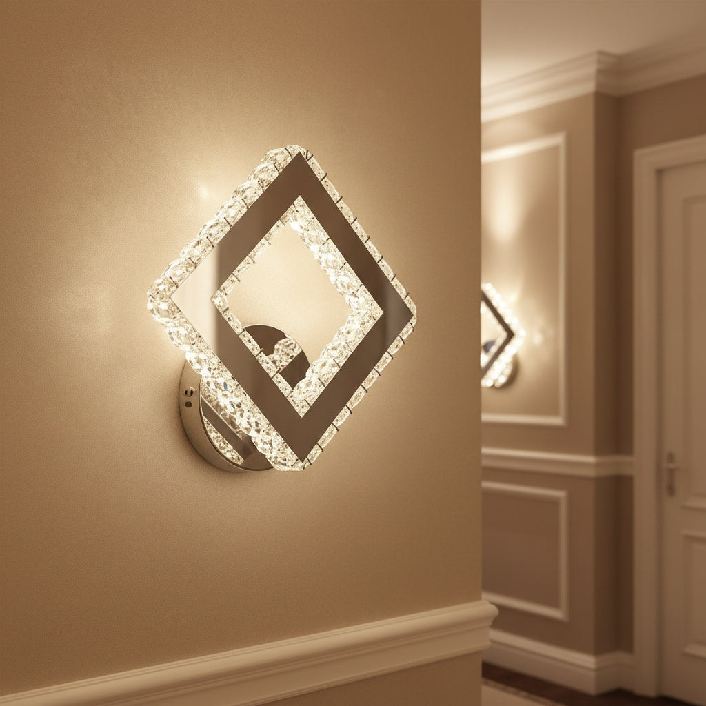 Aplica LED Cristal 38W Diamond