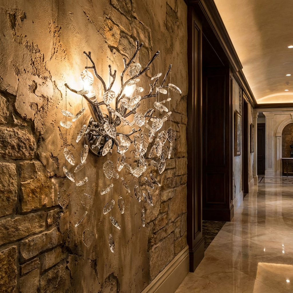 Aplica Cristal Silver SELENA 2xE14