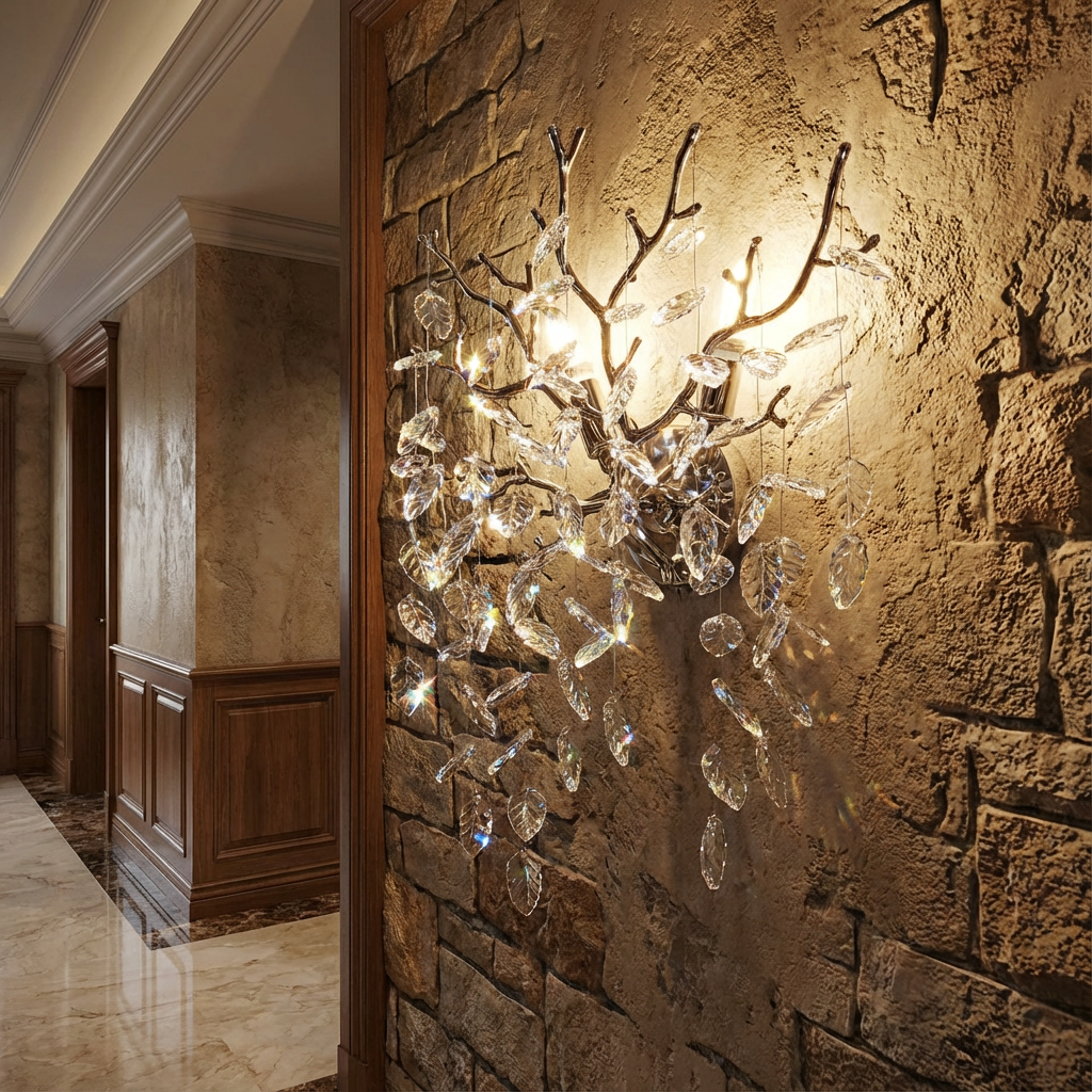 Aplica Cristal Silver SELENA 2xE14