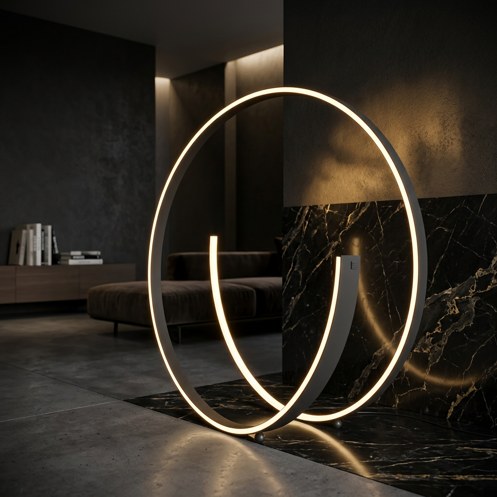 Lampadar Cinari Black 75CM CINQUE Premium