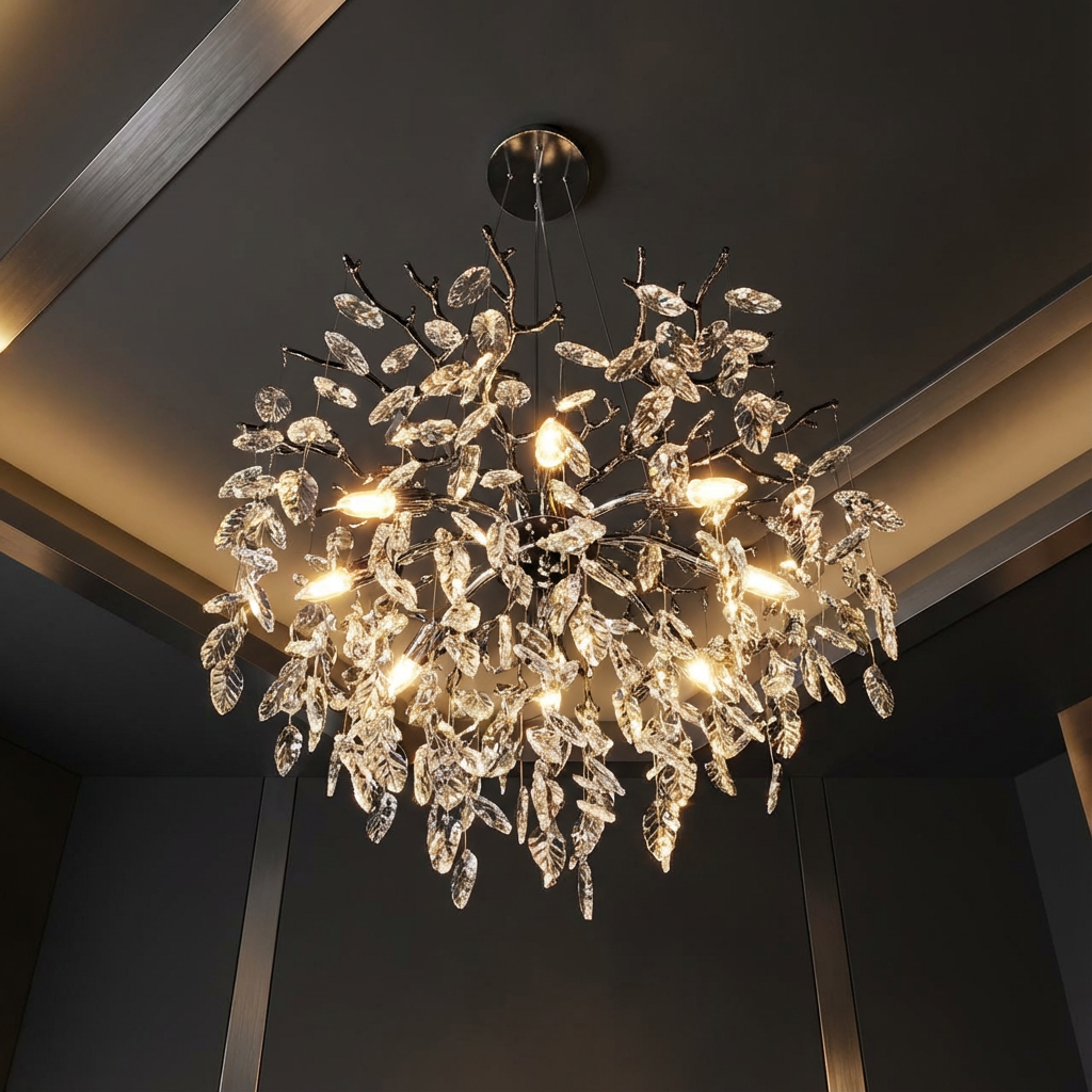 Candelabru Cristal Silver Crystal Symphony 60CM