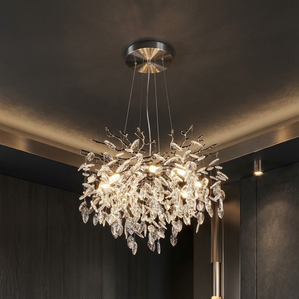 Candelabru Cristal Silver Crystal Symphony 60CM