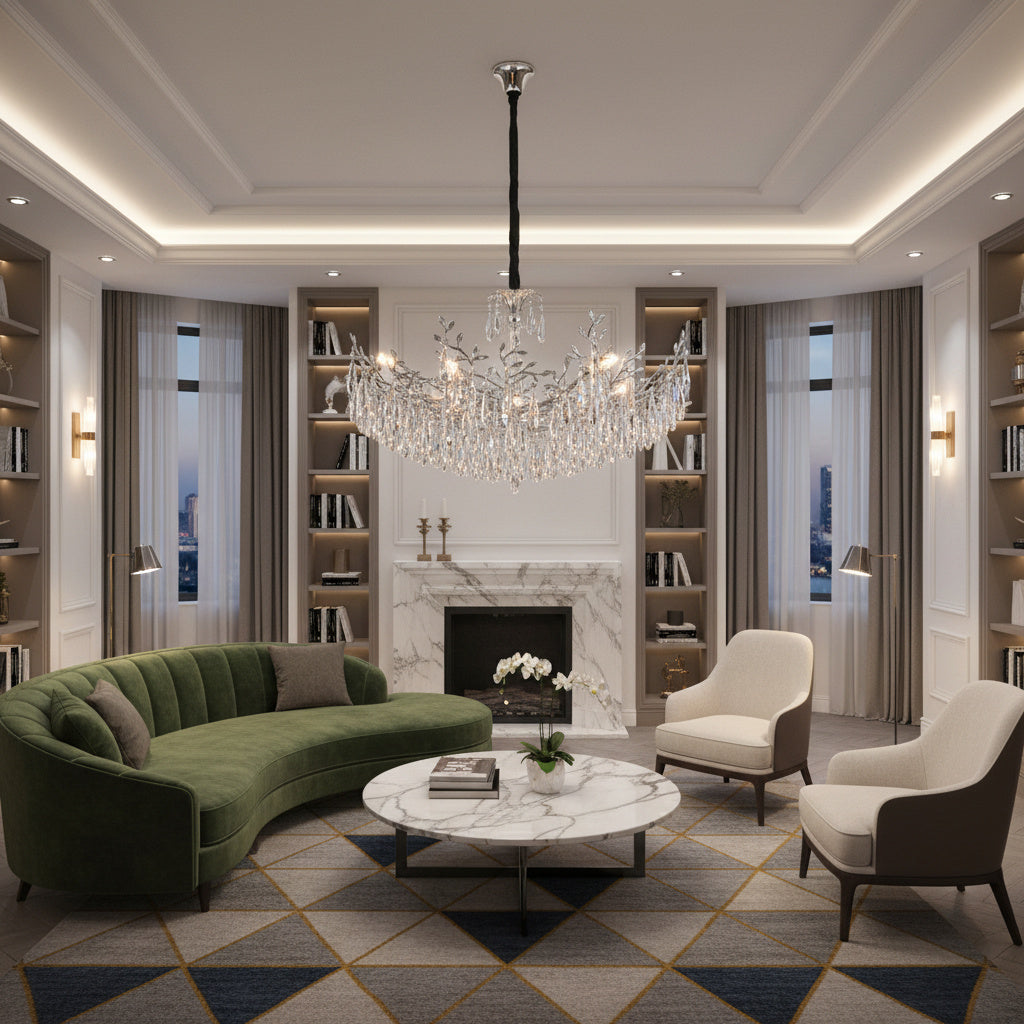 Candelabru Cristal Luxury ATHENA ⌀850mm