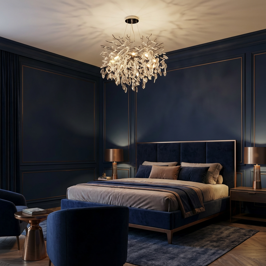 Candelabru Cristal Silver Crystal Symphony 60CM