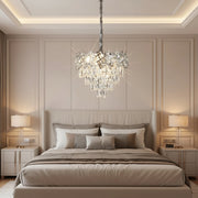 Candelabru Cristal Malli Silver 30cm