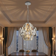 Candelabru Cristal Maxi Crown Silver Premium ⌀54CM