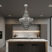 Candelabru Cristal Coral Black Premium ⌀36CM