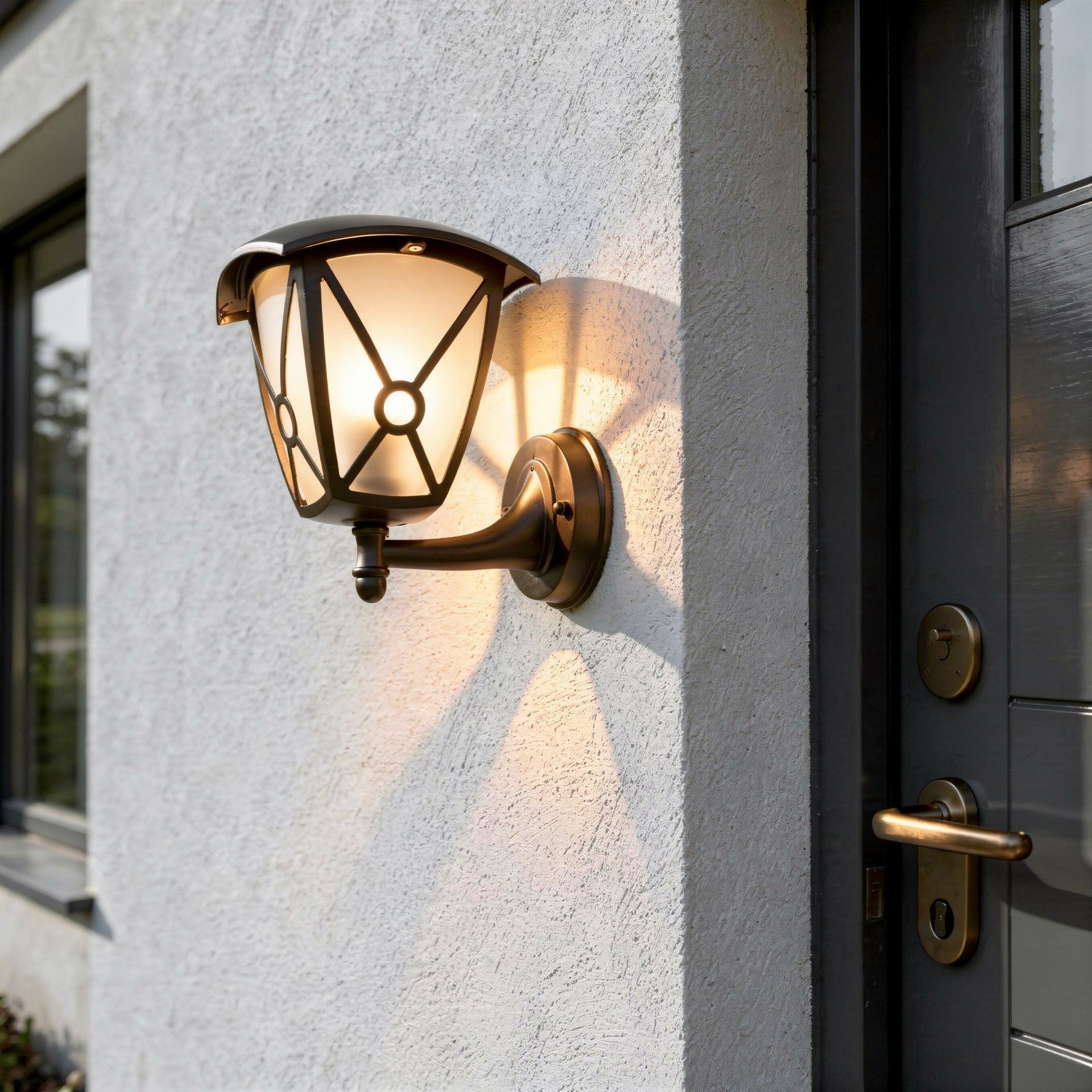 Aplica Exterior Tip Felinar RAIX Black 20CM