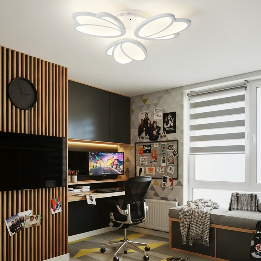 Lustra LED Mini TULIP Echivalent 300W Telecomanda