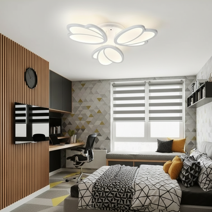 Lustra LED Mini TULIP Echivalent 300W Telecomanda