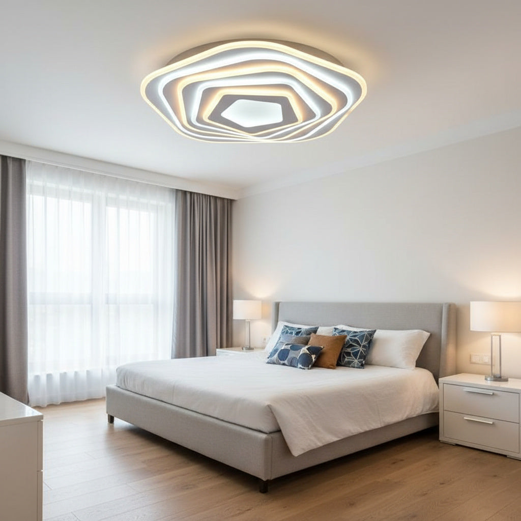 Lustra LED ALESTO Echivalent 800W Telecomanda