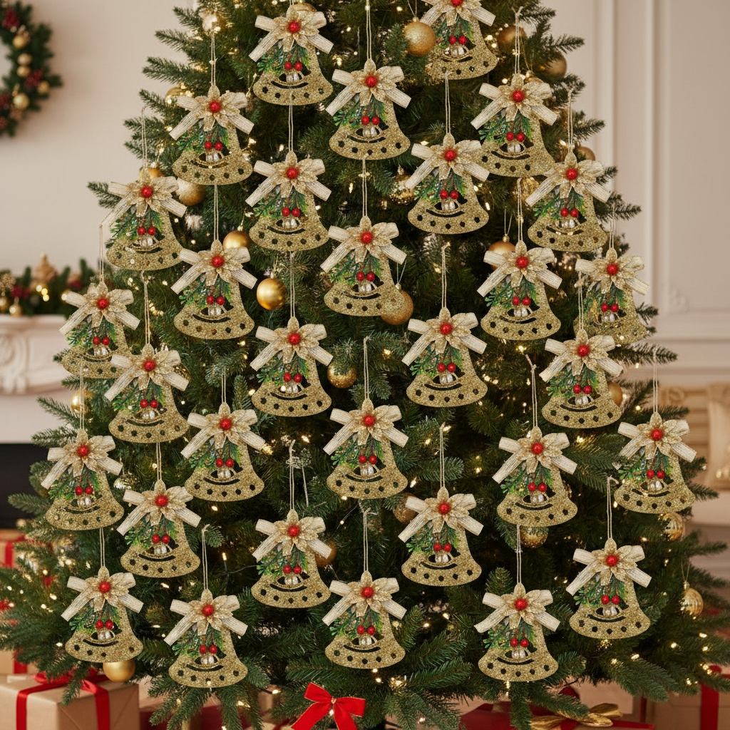 Clopotel Decorativ Pentru Impodobit Bradul