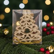 Set 6 Decoratiuni Tip Bradut Pentru Impodobit Bradul