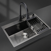 Chiuveta Bucatarie Premium Neagra 68x45x19CM