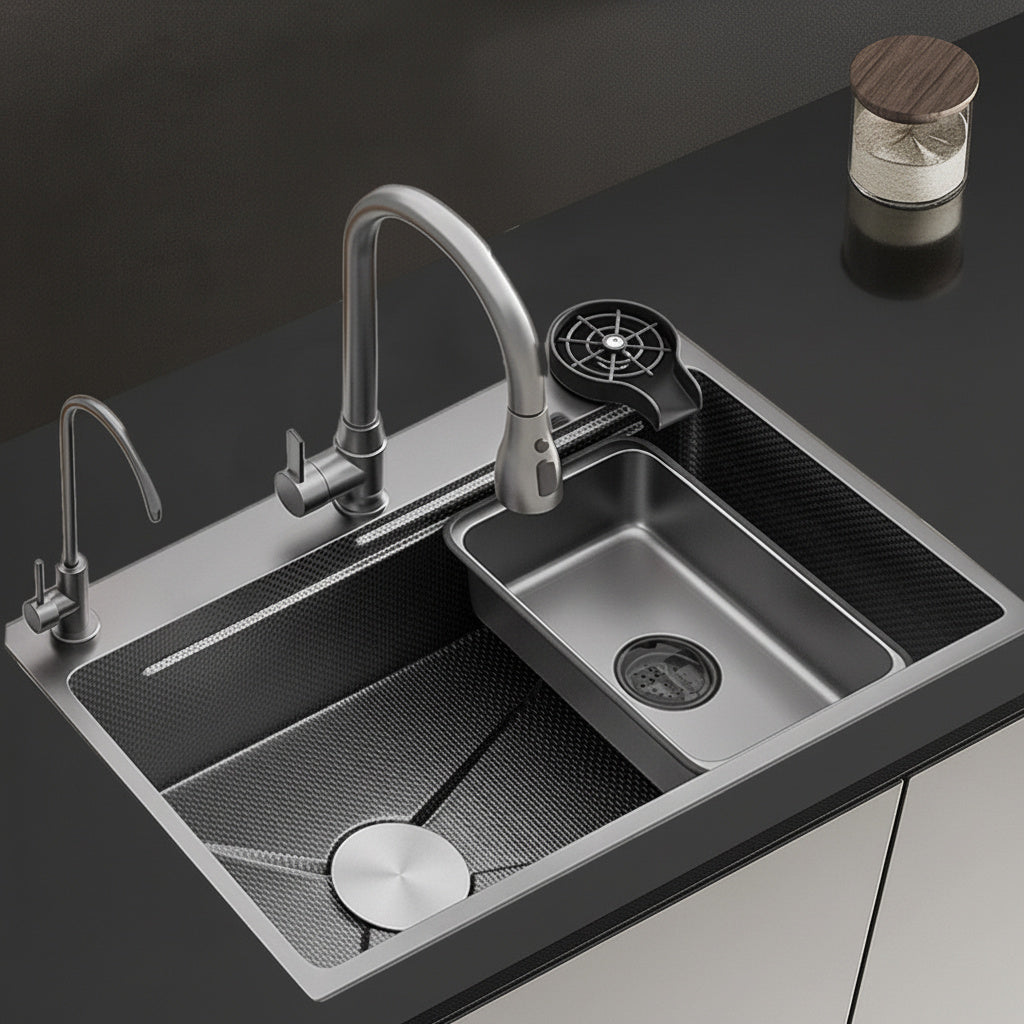 Chiuveta Bucatarie Premium Gri 75x46x20CM