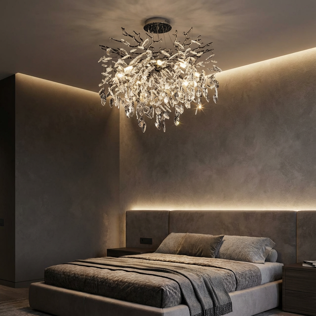 Candelabru Cristal Silver Crystal Symphony 60CM