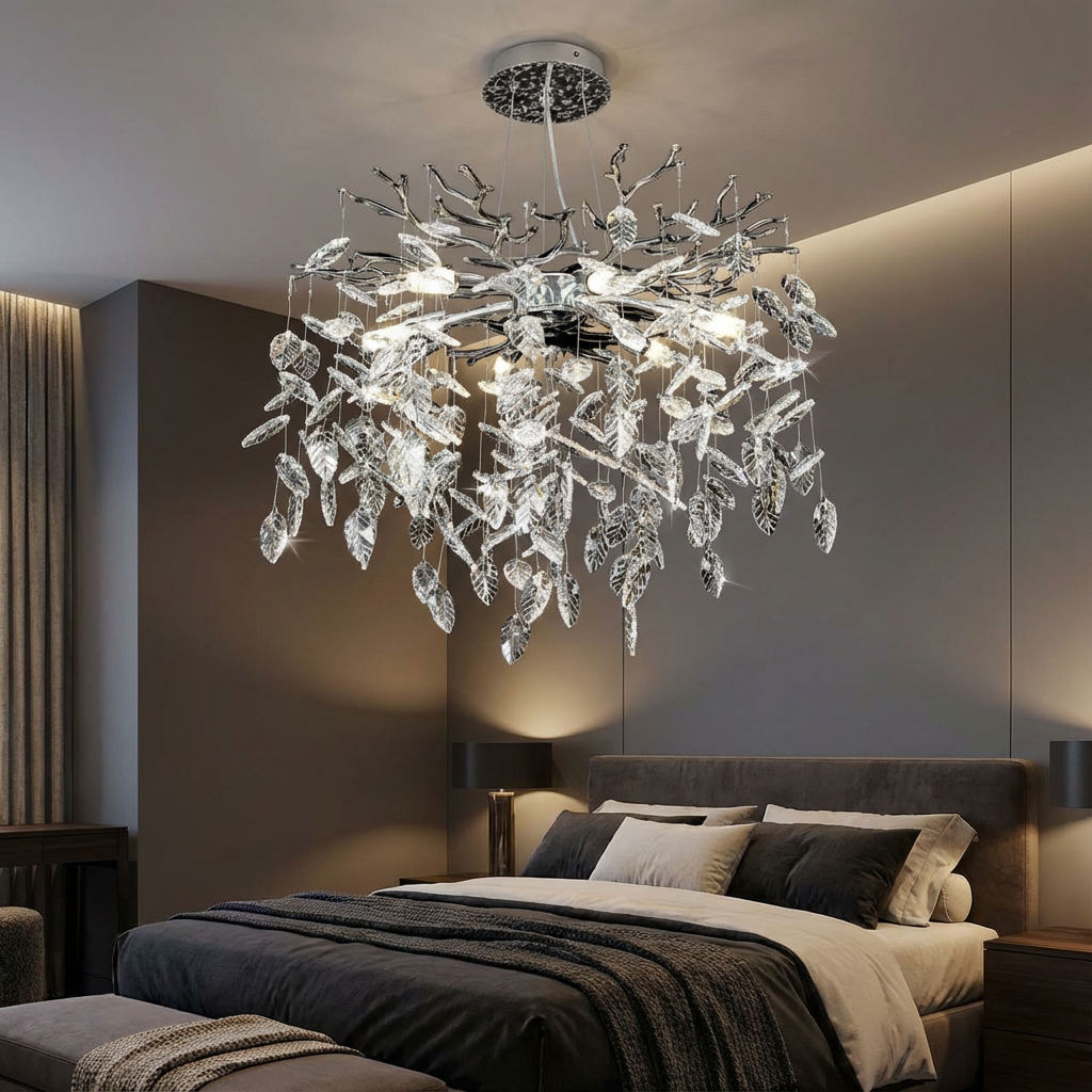 Candelabru Cristal Silver Crystal Symphony 50CM