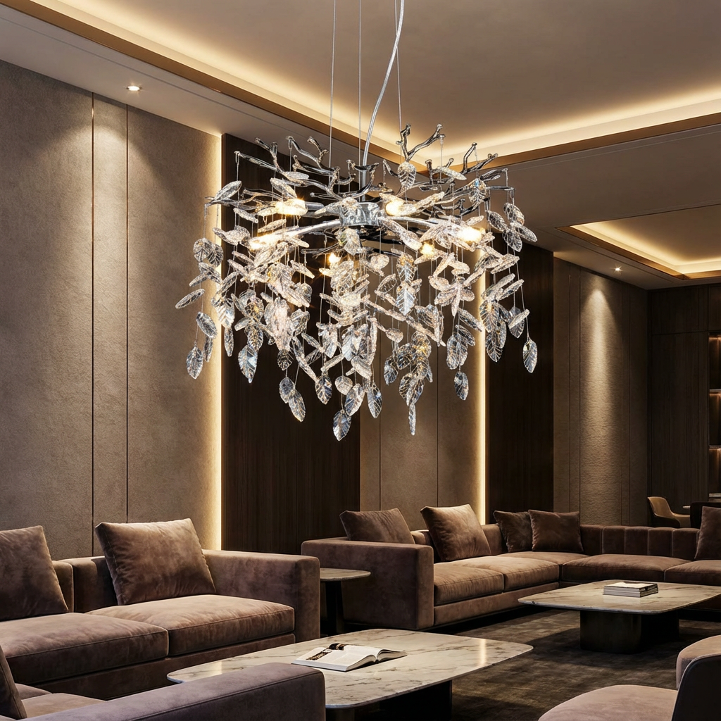 Candelabru Cristal Silver Crystal Symphony 50CM