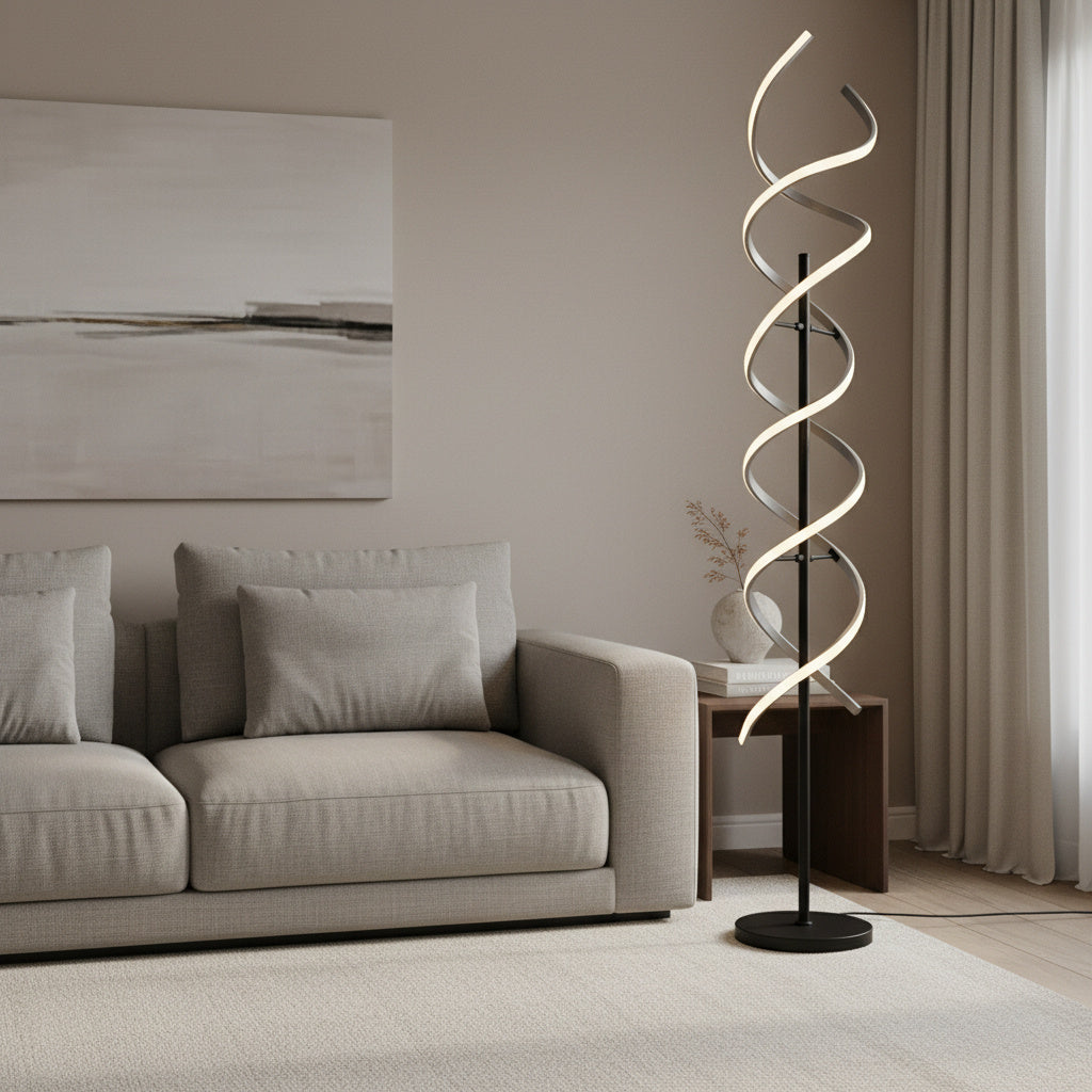 Lampadar Modern SEQUENCE PREMIUM Silver 150CM