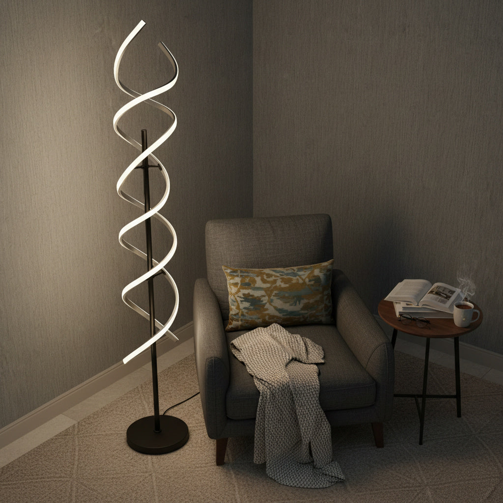 Lampadar Modern SEQUENCE PREMIUM Silver 150CM