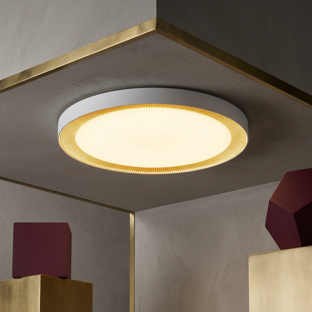 Plafoniera LED PULSAR Gold 52,5CM Smart Control Echivalent 150W