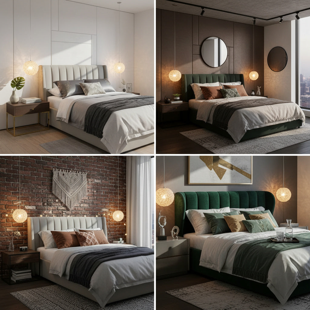 Pendul LED Cristal Sponge ENZO Gold