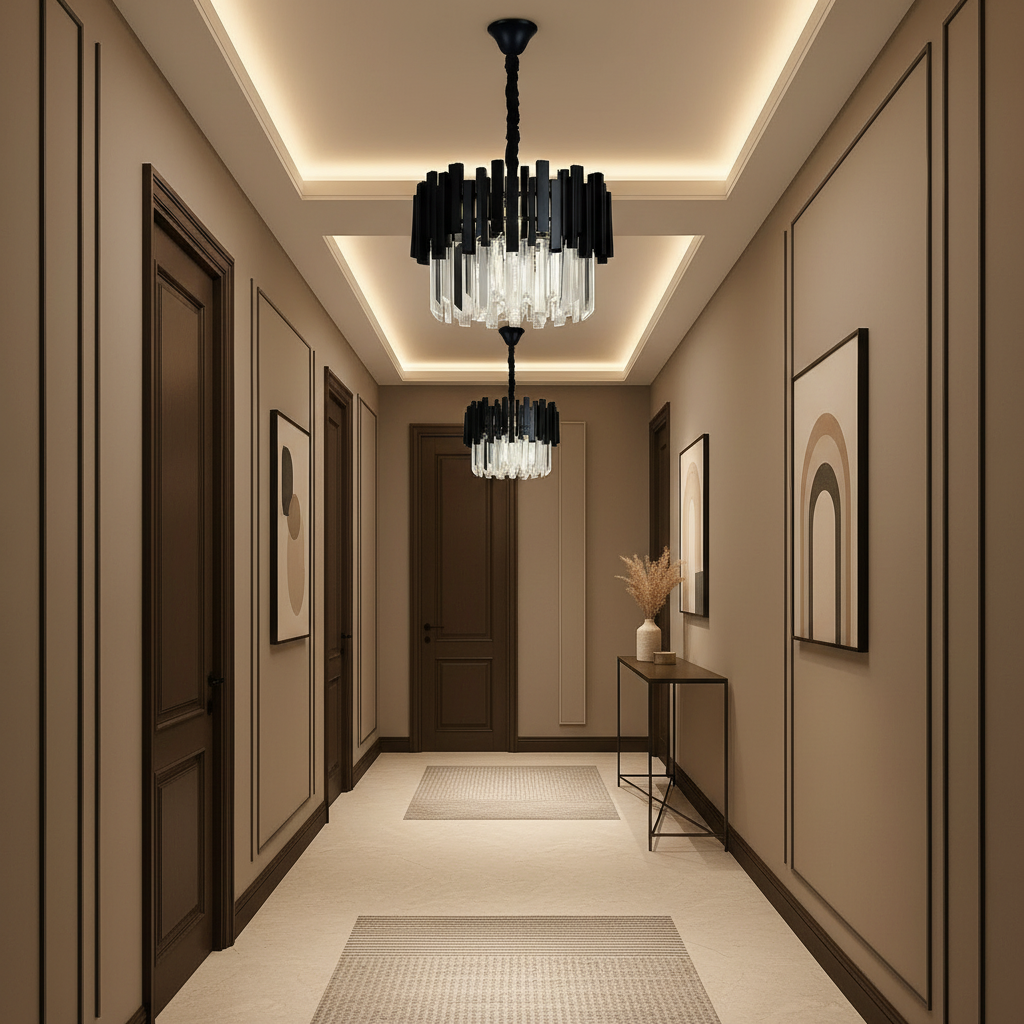 Candelabru Cristal BLACK WIDOW Ø30CM