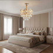 Candelabru Cristal GOLDEN VALERIS Ø38CM