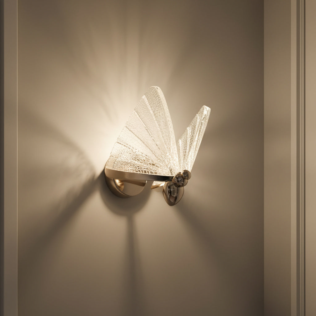 Aplica LED 12W Butterfly SILVER